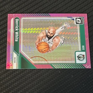 2024-25 Donruss Optic Basketball Derrick White Pink Hyper Prizm - Picture 1 of 3