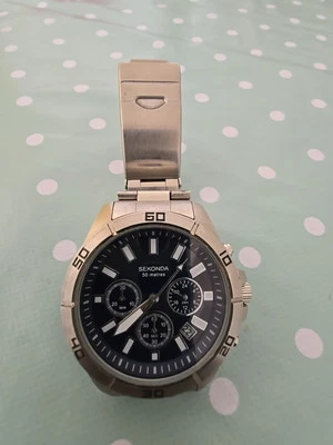 Reloj pulsera Sekonda para hombre cronógrafo esfera azul 1218 Foto 1 de 4