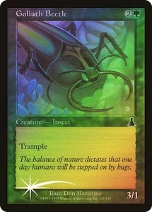 Goliath Beetle - Foil - Urza's Destiny - Magic the Gathering MTG - Picture 1 of 1