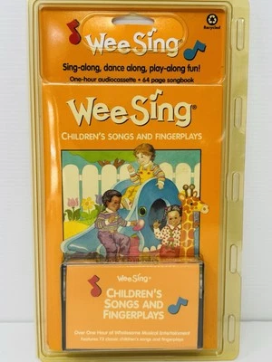 Wee Sing Children's Songs & Fingerplays Cassette & Book New and Sealed - Image 1 of 2
