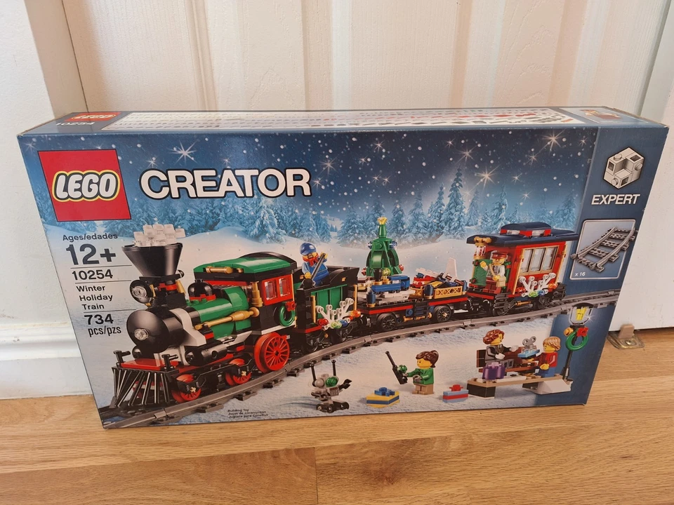 LEGO Creator Expert Winter Holiday Train 10254 Retired Open Box Complete Mint - Image 1 of 4