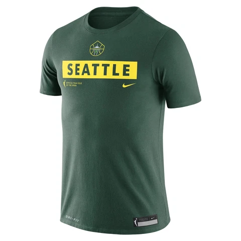 NWT Nike Seattle Storm Nike Practice T-Shirt Green Color Size Large Cover