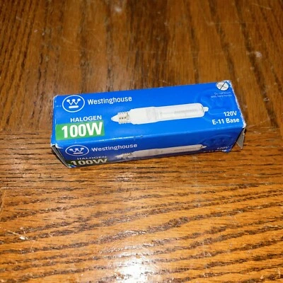 HIGH QUALITY Mini Candelabra Base CLEAR E11 120V 100W  Watts Light Bulb - Image 1 of 4