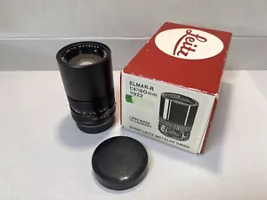 Leica 11922 - Leitz Elmar-R 1:4/180 mm - muy buena / ¡pieza de coleccionista! EMBALAJE ORIGINAL - Imagen 1 de 9