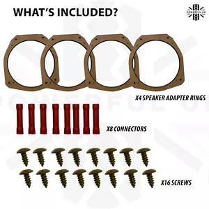 Door Speaker Upgrade Frame Ring Mounting Plate kit for Freelander 1 MDF spacer - Picture 1 of 6