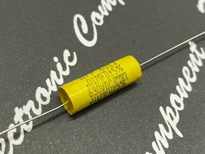 2pcs-Cornell Dubilier (CDE) WPP 0.01uF 630V 5% WPP6S1J Axial Film Capacitor - Picture 1 of 5