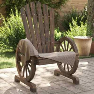 Patio Adirondack Chairs 2 pcs Solid Wood Fir vidaXL - Picture 1 of 10