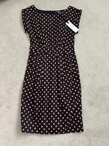 Womens Ladies Emily & Fin Dress Outfit Polka Dot Size XS 8 BNWT New - Picture 1 of 5