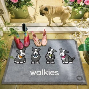 Hug Rug Herdy(HELLO EWE) Dirt Trapper Door Mat / Runner 65x85cm - Picture 1 of 8