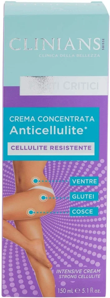 CLINIANS CREMA ANTICELLULITE VENTRE GLUTEI COSCE, 150ML COD 158290 - Immagine 1 di 1