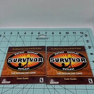 2 x Survivor Outwit Outplay Outlast ~ Interactive Game PC CD ROM Manual Only - Picture 1 of 5