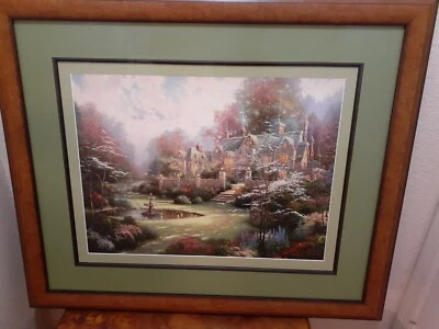 Thomas Kinkade "Gardens Beyond Spring Gate" Limited Edition Gallery Proof. - Image 1 of 4