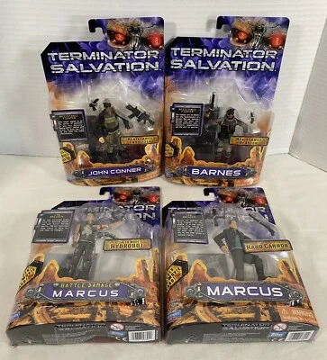 Terminator Salvation 3.75" Figure Lot 2009 Playmates Barnes John Connor Marcus - Image 1 of 4