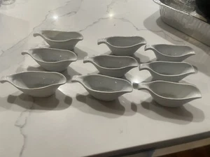 Gravy Boat by Cordon Bleu Holiday Classic Wht. Mini X 9 - Picture 1 of 2