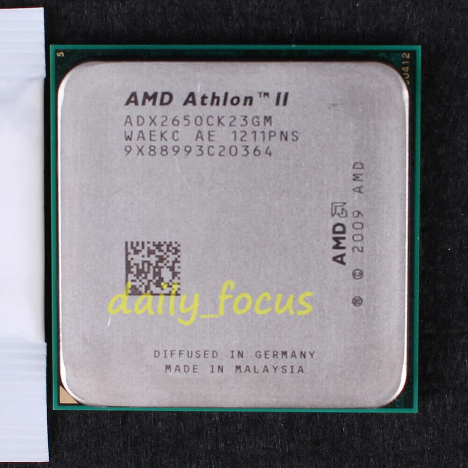 AMD Athlon II X2 265 3.3 GHz CPU Processor ADX265OCK23GM 2000 MHz Socket AM3 2MB - Image 1 of 2
