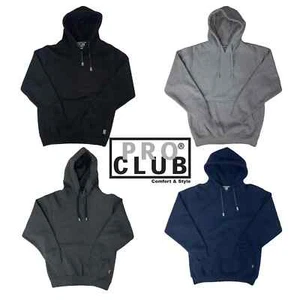 PRO CLUB Heavyweight Pullover Fleece Hoodie SIZES AVAILABLE (M-3XL) - Picture 1 of 51