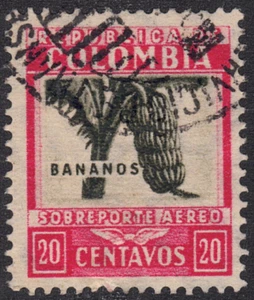 1932-39 Colombia SC# C100 - Bananas - Used - Picture 1 of 2
