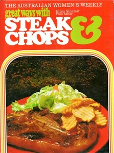 Libro de cocina vintage Great Ways with bistec and chuletas - semanal australiano para mujer - Imagen 1 de 3