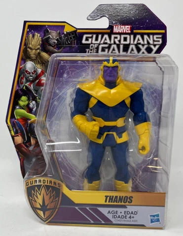 Hasbro Marvel Thanos 6" Guardians of the Galaxy Figure no Gauntlet Purple Face Cover