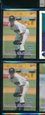 Lot (2) 2000 Multi-Ad #20 Scott Oliver Greensboro Bats (CE85) SWSW6