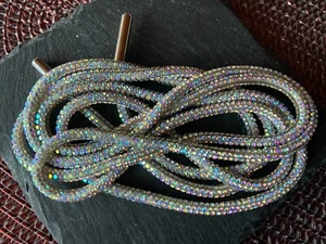 Schnürsenkel Glitzer buntes Glitzer 120 cm (1 Paar=2 Stück) NEU - Bild 1 von 3