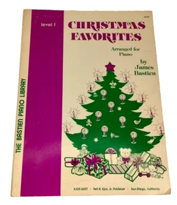 Christmas Favorites Arranged For Piano By James Bastien Level 1 Music Book WP 49 - Picture 1 of 14