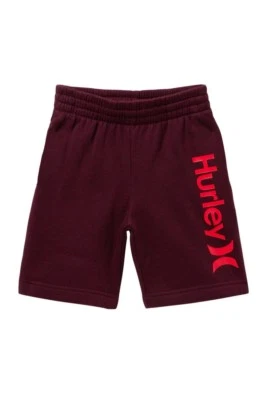 Hurley маленький мальчик размер 7 пот шорты короткие брюки вишни темно-красный толстовки - Изображение 1 из 2