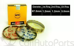 SE ADAPTA A: 95-99 Mitsubishi Eclipse 2.0L DOHC 420A 16V NUEVO JUEGO DE ANILLOS DE PISTÓN NPR - Imagen 1 de 2