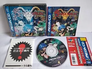 SHADOWRUN COMPILE SEGA MEGA CD Game Disk, Manual, Spine card, Cased set-e0525- - Picture 1 of 23