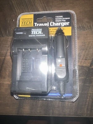 Premium Tech PT-32 Battery Charger for Nikon EN-EL10/Olympus LI-42B/Fuji NP-45 - Image 1 of 4