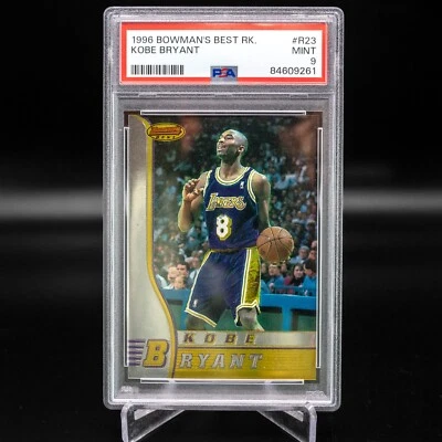 1996 年 Bowman's Best KOBE BRYANT RC #R23 PSA 9 名人堂新秀湖人队 — 第 1/2 张图片