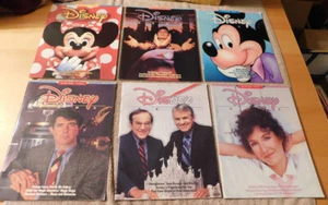 Lotto 6 Disney News Magazine Magic Kingdom Club WDW World 1986 87 88, Disneyland - Foto 1 di 22