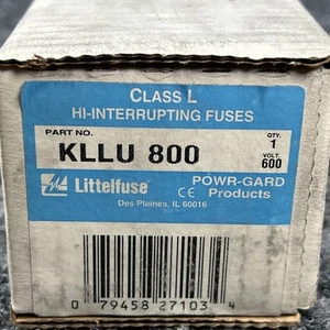 Littelfuse KLLU 800 600V Klasse L Zeitverzögerungssicherung - Bild 1 von 5