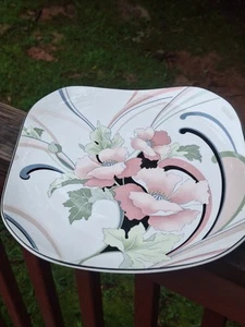 Sango Quadrille Anastasia Chop Plate Serving Platter Korea 11.5" Square 1987 - Picture 1 of 8