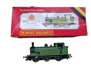 HORNBY R252 CLASS J83 0-6-0 BRITISH TANK LOCOMOTIVE LNER #8477 (BOXED) 00 SCALE - Picture 1 of 9