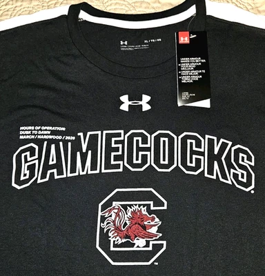 NEW UNDER ARMOUR, MEN'S SIZE XL, SOUTH CAROLINA🏈LONG-SLEEVE SHIRT, MSRP $45.00! - Image 1 of 4