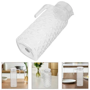  Brocca Acrilica 1100ml Brocca Trasparente Infrangibile con Coperchio - Resistente al Calore - Foto 1 di 12