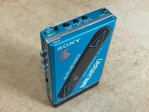 SONY Walkman WM-101 Auto Reverse Walkman Blue Light Blue - Picture 1 of 10