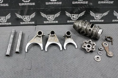 Kawasaki KX125 1996 95-02 OEM transmisión cambio horquillas tambor caja de cambios eje Foto 1 de 4