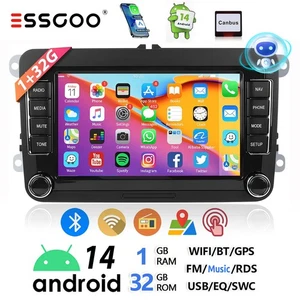 Für VW Touran GOLF 5 6 Caddy 32GB Carplay Android 14 Autoradio GPS Navi WIFI RDS - Bild 1 von 17