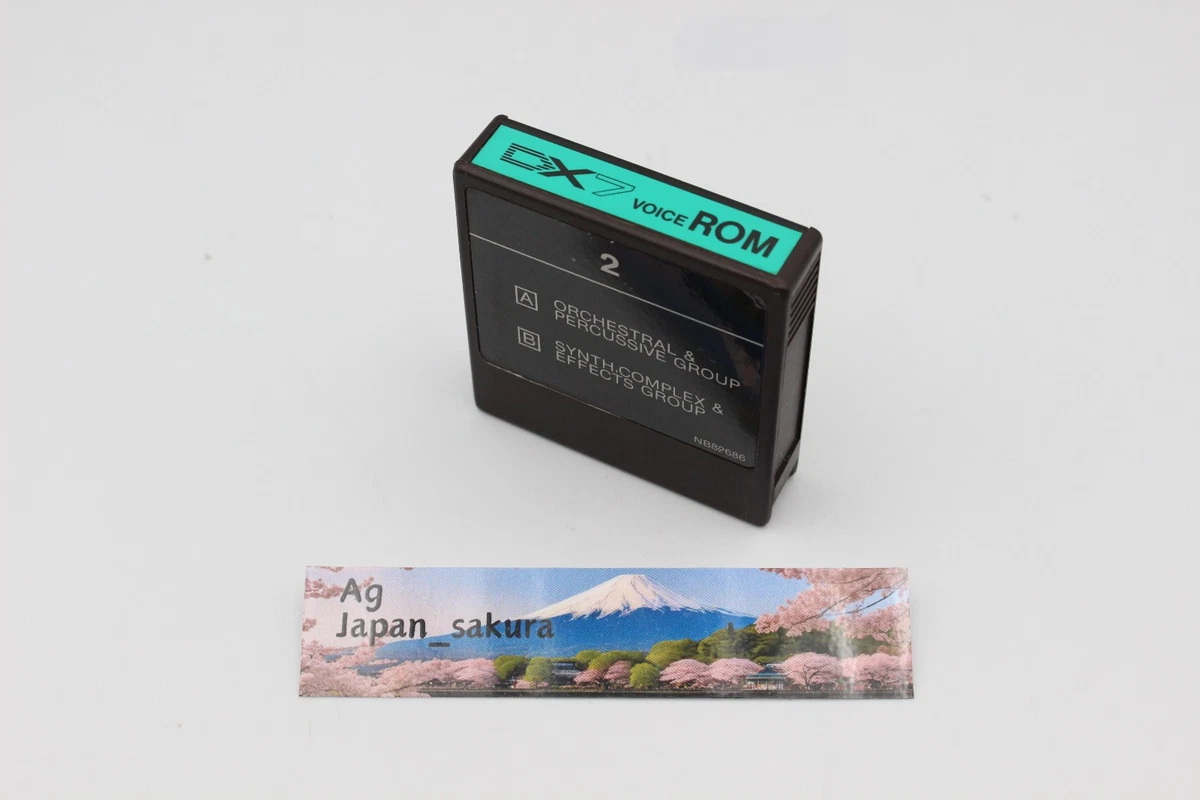 YAMAHA DX7Ⅱ voice ROM VRC-1001,2,3,4,5 Yamaha DX7 Voice ROM Cartridge #2 Orchestral Percussive Synth