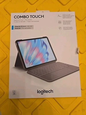 NEW Logitech - Combo Touch for iPad Air 11-inch M2, M3 (5th gen) Keyboard - Image 1 of 3