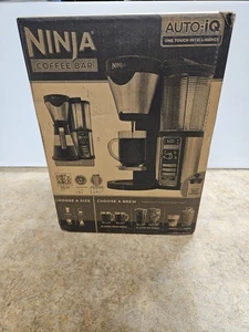 Ninja Coffee Bar Auto-IQ One Touch Intelligence Coffee Maker CF080Z69 New In Box - Picture 1 of 4