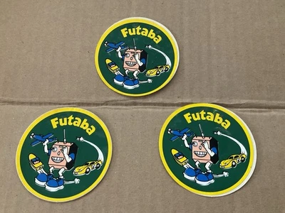 "3 pegatinas de radio control Futaba vintage, pegatinas de 3"" ENVÍO GRATUITO A EE. UU. Foto 1 de 4