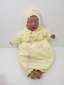 Vtg 82 Lee Middleton Dear One African American Doll Newborn Baby Signed Numbered - Picture 1 of 7