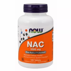 N-Acetyl-L-Cysteine (NAC) 1000 mg 120 Tabs By Now Foods - Picture 1 of 1