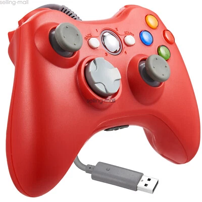 Wired Controller USB PC Gamepad For Microsoft Xbox 360 /Slim Windows 7 8 10 11 - Image 1 of 4