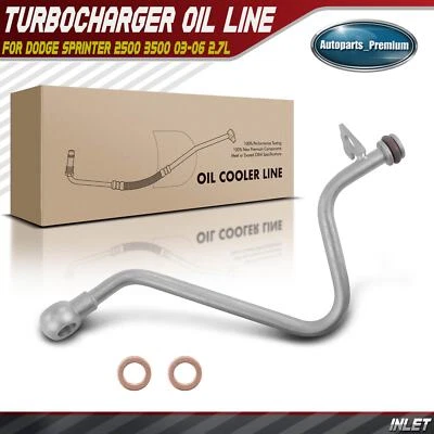Línea de aceite de turbocompresor para Dodge Sprinter 2500 Sprinter 3500 2003-2006 entrada de 2,7 L Foto 1 de 4