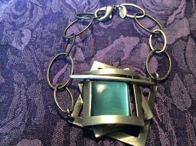 Pulsera Christophe Poli Modernista, Tono Estaño. Foto 1 de 2