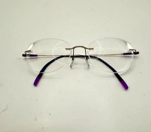 Monturas de gafas de titanio sin montura púrpura dorado Silhouette 5500 70 7520 ..19-140 - Imagen 1 de 12
